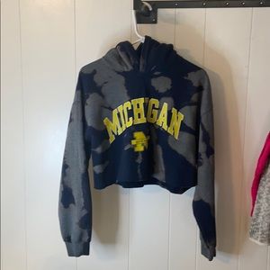 Cropped Michigan Hoodie